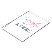 Beauté pour le carnet de cendres (Côté gauche)