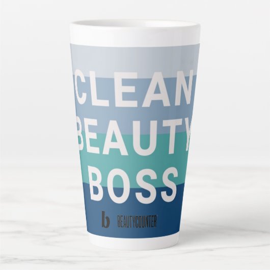 Beauté propre Boss Latte Mug (Devant)