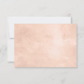 Beauté rustique Floral Diamond Wedding Réponse RSV (Dos)