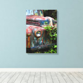 BEAUTÉ RUSTIQUE ~ Toile enveloppée (Insitu (Plancher de Bois))