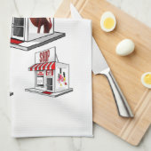 Beauté Salon cuisine serviette main (Quart Plié)