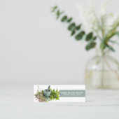 Beauté santé des herbes - étiquette de prix, Carte (Debout devant)