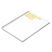 Beauté Sass Citation Carnet Spiral (Côté gauche)