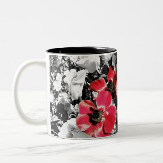 Beauté sélective - Mug de fleurs d'anémones (Gauche)