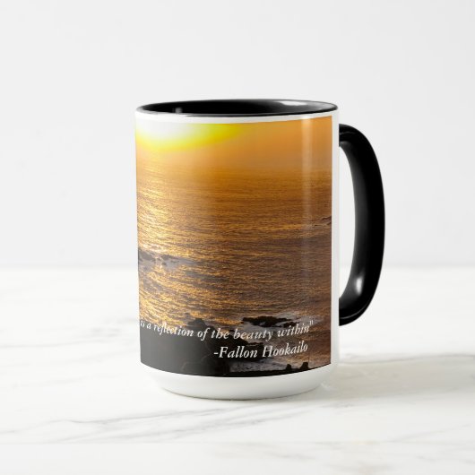 Beauté Sunset Mug (Devant droit)