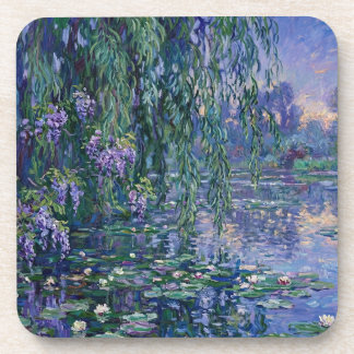 Beauté sur le lac Set de dessous de verre en plast