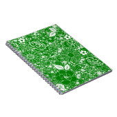 Beautés botaniques Carnet Spiral Vert (Côté Droit)