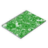 Beautés botaniques Carnet Spiral Vert (Côté gauche)