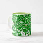 Beautés botaniques Mug café vert (Devant gauche)