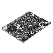Beautés botaniques Noir et blanc CARNET SPIRAL (Côté gauche)