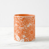 Beautés botaniques Orange Ringer Coffee Mug (Centre)
