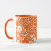 Beautés botaniques Orange Ringer Coffee Mug (Gauche)