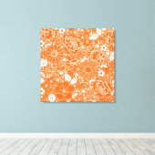 Beautés botaniques Toile orangée (Insitu (Plancher de Bois))