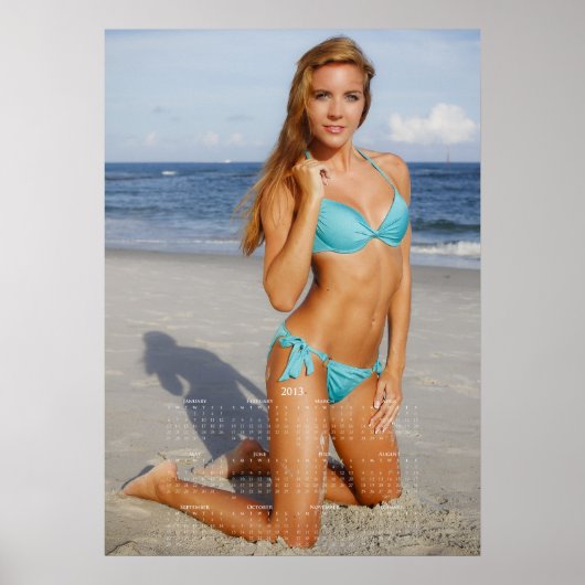 Beautés côtières de Caroline : Affiche de calendri (Devant)