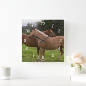 Beautés de bain Horloge murale (Maison)