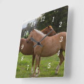 Beautés de bain Horloge murale (Angle)