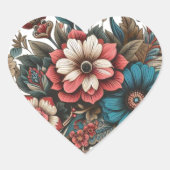 "Beautés en Fleurs : Autocollants de Design Floral (Devant)