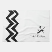Beautician/Barber Custom Name Towels Theedoek (Horizontaal)