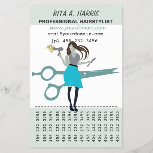 Beautician Beauty Salon Haarstylist Hairdresser Flyer