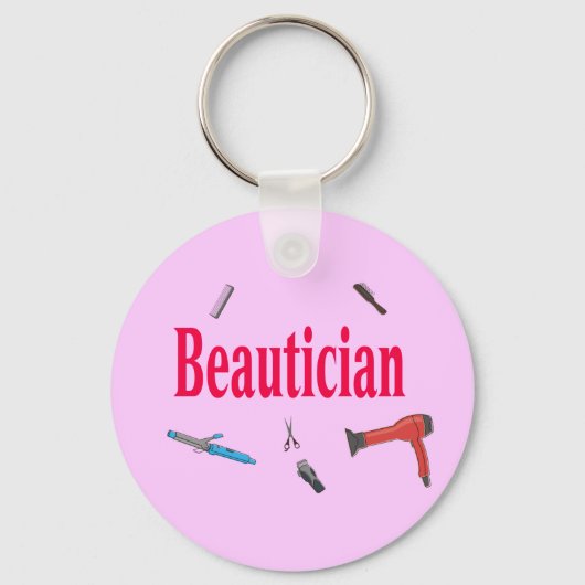 Beautician Business Sleutelhanger (Voorkant)