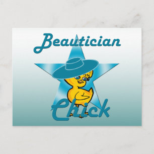 Beautician Chick #7 Briefkaart