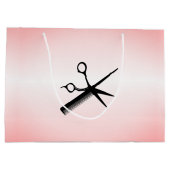 Beautician Design Roze Groot Cadeauzakje (Achterkant)