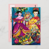 BEAUTIEF ANTIEK DOLLEN BRIEFKAART (Voorkant / Achterkant)