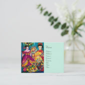 BEAUTIEF ANTIEK DOLLEN VISITEKAARTJE (Staand voorkant)