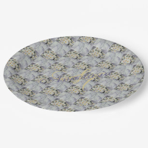 BEAUTIEF BOUQUET VAN DAISIES BRIDAL PARTIJ MONOGRA PAPIEREN BORDJE