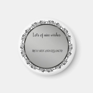 BEAUTIEF MAGNET MET DEDATUM MAGNEET