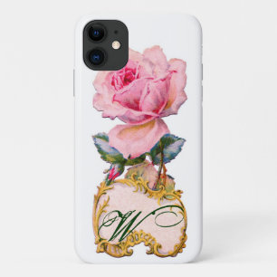 BEAUTIEF PINK ROSE MONOGRAM iPhone 11 HOESJE