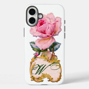 BEAUTIEF PINK ROSE MONOGRAM iPhone 16 PLUS HOESJE