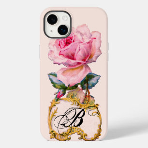 BEAUTIEF PINK ROSE MONOGRAM Case-Mate iPhone 14 PLUS HOESJE
