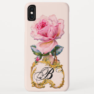 BEAUTIEF PINK ROSE MONOGRAM iPhone XS MAX HOESJE