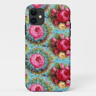BEAUTIEF RODE ROSSEN EN BLAUWE STROMEN iPhone 11 HOESJE
