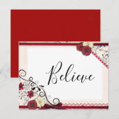 BEAUTIEF UITDRUKKELIJK BRIEFKAART (Voorkant / Achterkant)