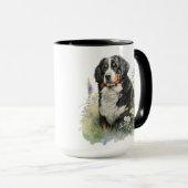 BEAUTIEF WATERVERF BERNESE MOUNTAIN DOG MOK (Voorkant rechts)