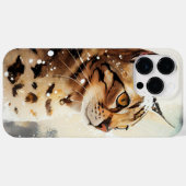 BEAUTIEF WATERVERF BROWN SPOTTED BENGST CAT Case-Mate iPhone CASE (Achterkant (horizontaal))