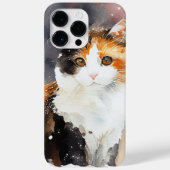 BEAUTIEF WATERVERF CALICO CAT Case-Mate iPhone CASE (Achterkant)