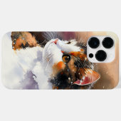 BEAUTIEF WATERVERF CALICO CAT Case-Mate iPhone CASE (Achterkant (horizontaal))