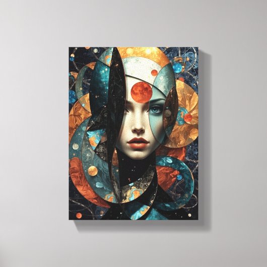 Beautiful abstract canvas afdruk (Voorkant)