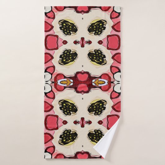 Beautiful abstract ethnic seamless patternabstract (Serviette de bain)
