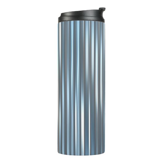 Beautiful abstract vertical blue background with l thermosbeker (Gedraaid links)