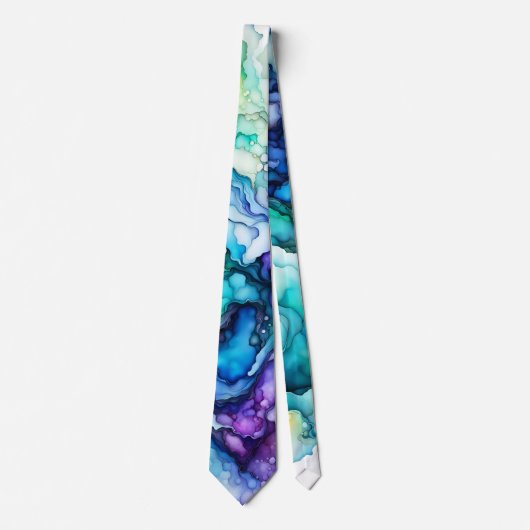 Beautiful and Abstract Pastel Art Neck Tie Stropdas (Voorkant)