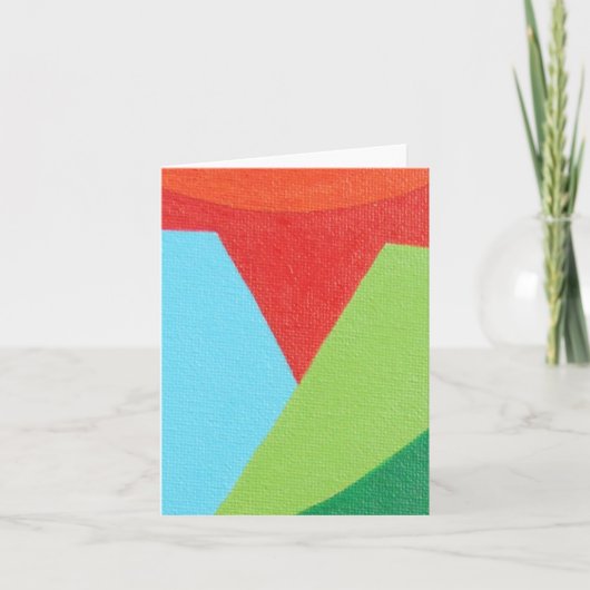 Beautiful and Vibrant Colors! Folded Invitation (Voorkant)