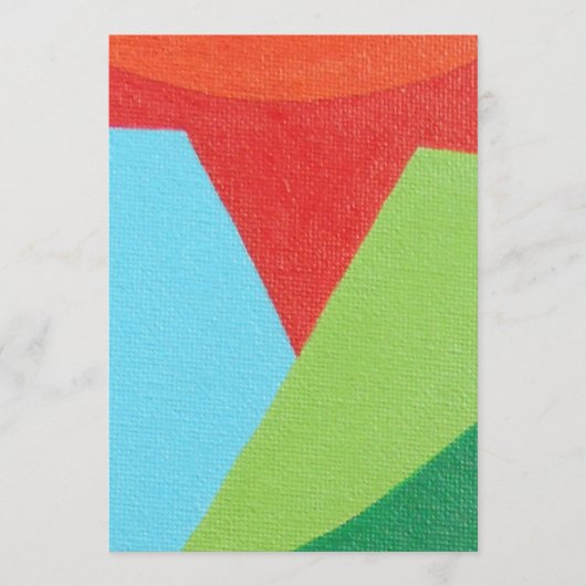 Beautiful and Vibrant Colors! Invitation (Devant)