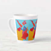 Beautiful and Vibrant Colors! Latte Mug (Angle gauche)