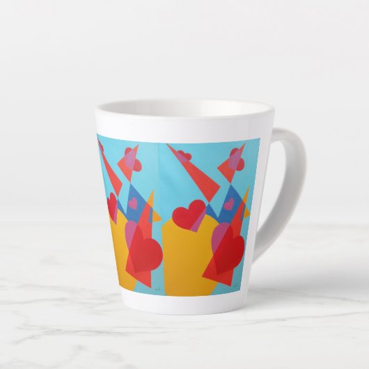 Beautiful and Vibrant Colors! Latte Mug (Angle droit)