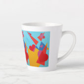 Beautiful and Vibrant Colors! Latte Mug (Droite)