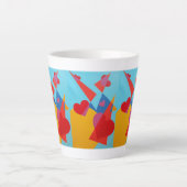 Beautiful and Vibrant Colors! Latte Mug (Devant)